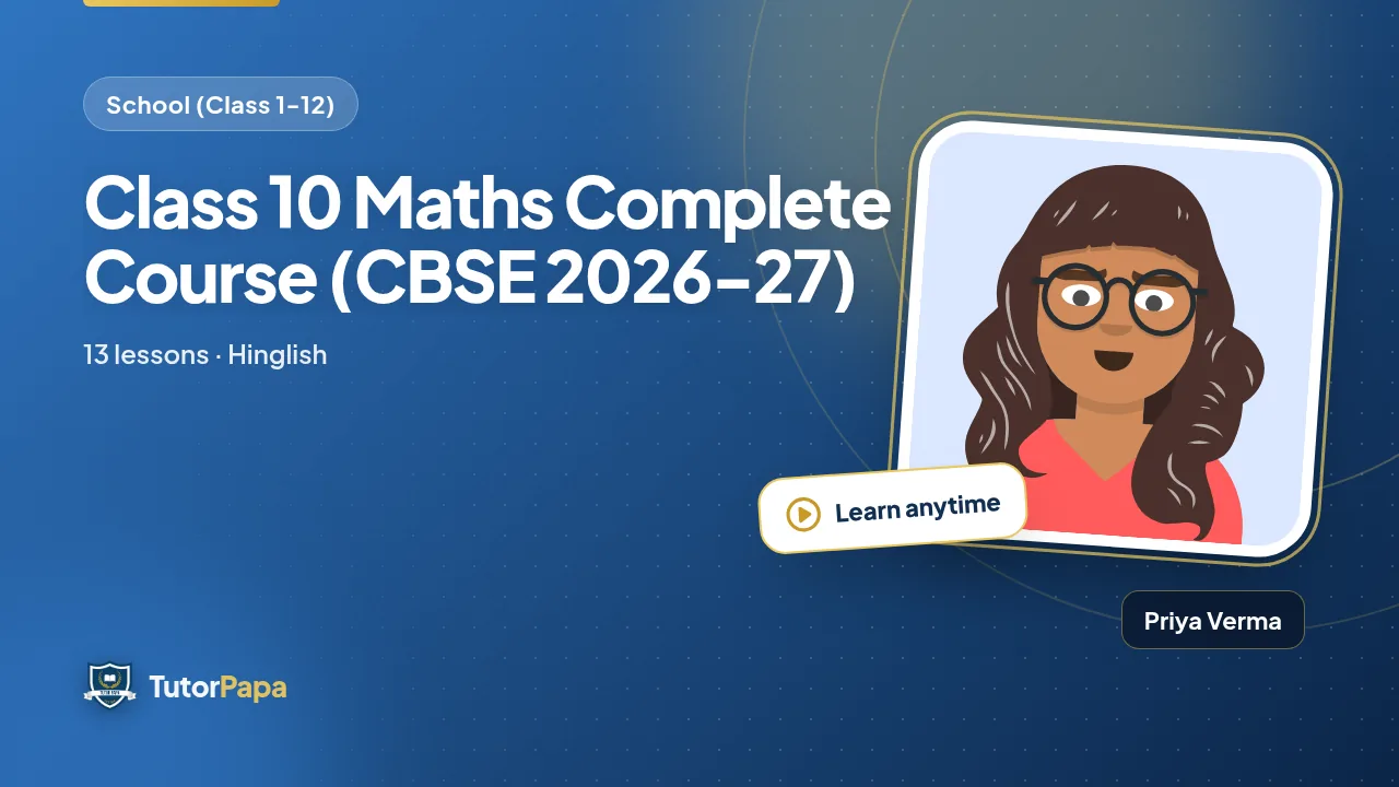 Class 10 Maths Complete Course (CBSE 2026-27)