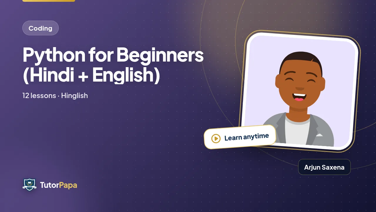 Python for Beginners (Hindi + English)