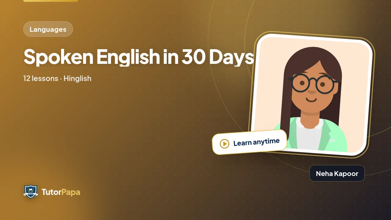 Spoken English in 30 Days