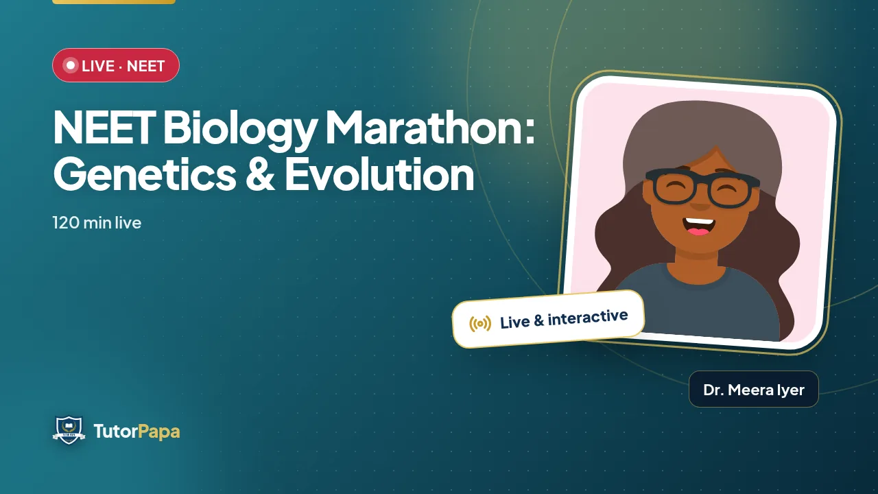 NEET Biology Marathon: Genetics & Evolution