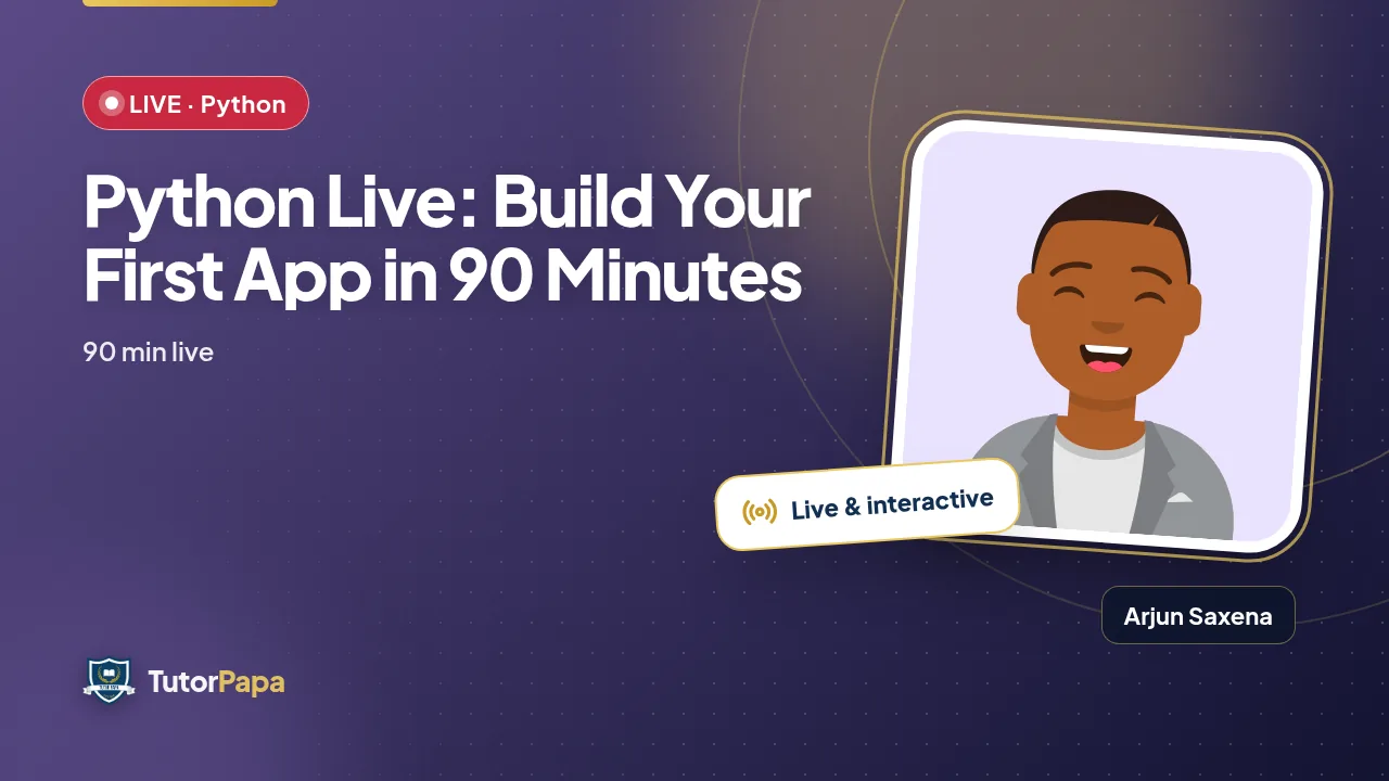 Python Live: Build Your First App in 90 Minutes